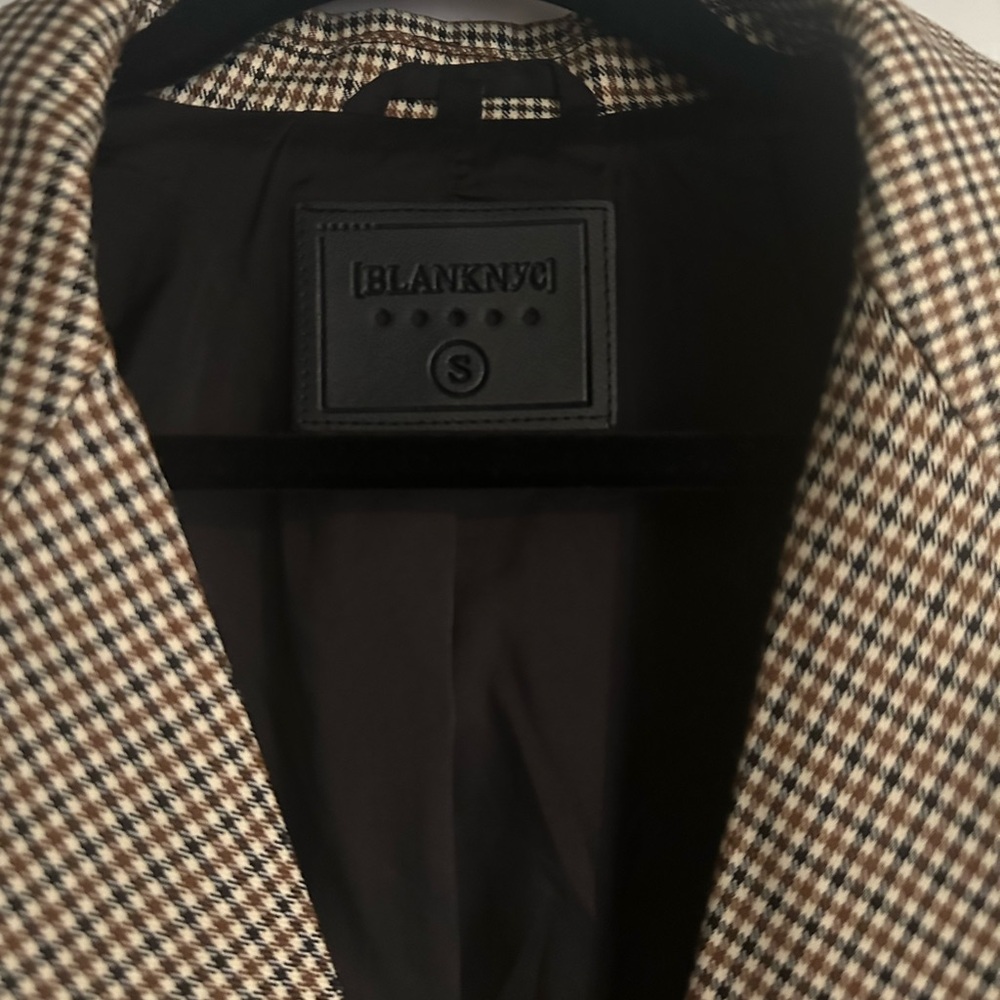 Blank Nyc Houndstooth Patterned Jacket - image 2